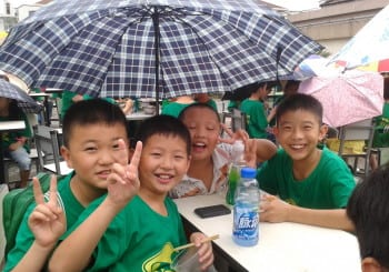 Chinese students learning English