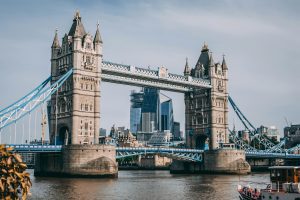 London tower bridge in the morning